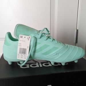 Adidas Copa 18.3 Men's Soccer Cleats, Mint/Gold, Size 11